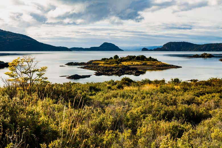 Paisajes de la bahía Zaratiegui