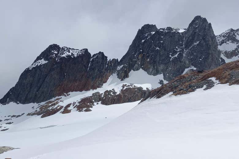Glaciar Ojo del Albino, na Terra do Fogo