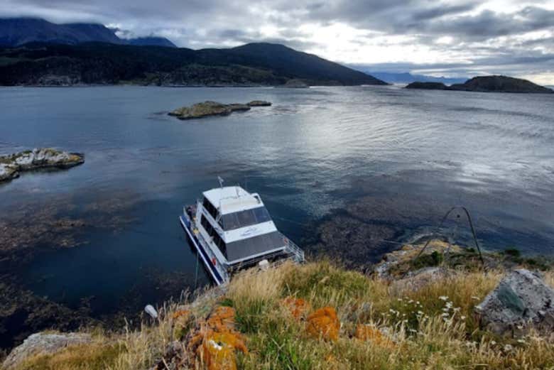 Llegando a isla Redonda
