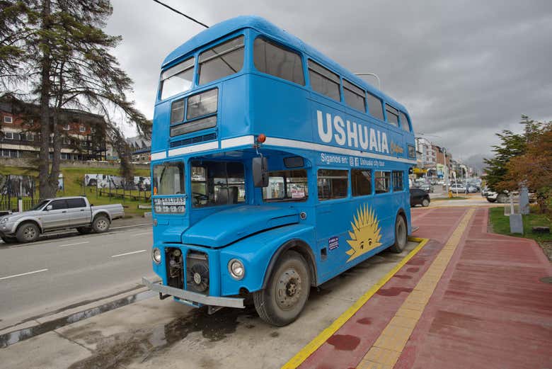 Tour panoramico di Ushuaia in autobus turistico