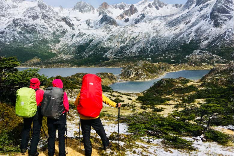 Admirando as paisagens da Terra do Fogo