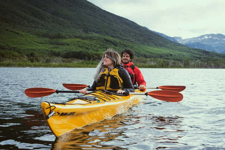 Disfrutaréis de paisajes únicos del Lago Escondido