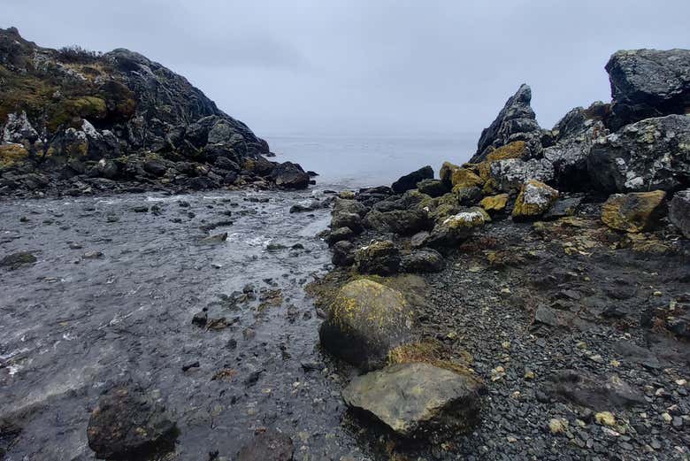 Terreno acidentado de Playa Larga