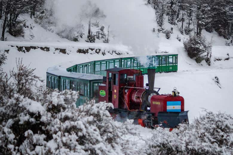 El tren en camino a la estación de La Macarena
