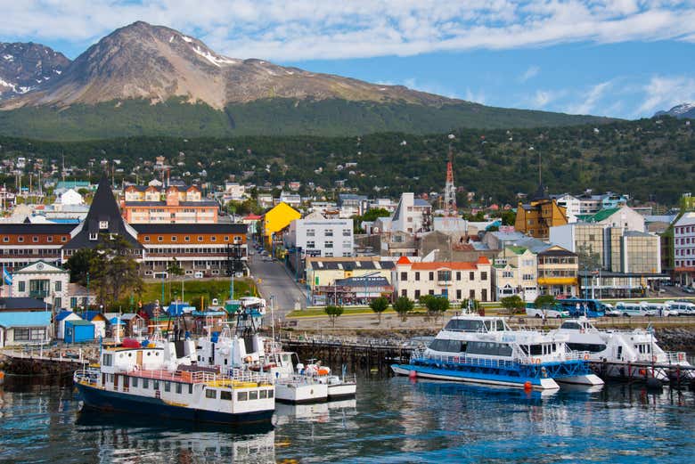 Vista de la ciudad de Ushuaia