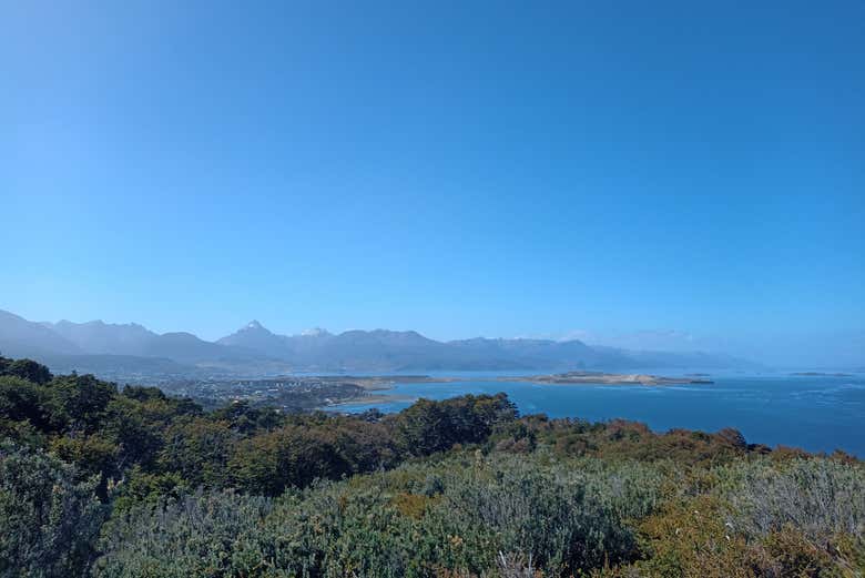 Canal Beagle visto do Monte Susana