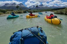 Packrafting en el río Olivia
