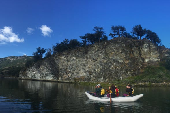 Trekking y canoas en Tierra del Fuego