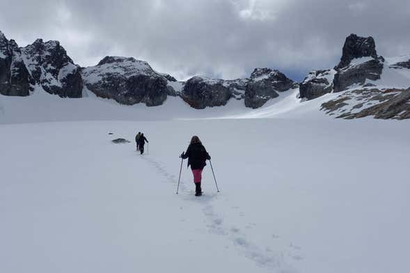 Trekking hasta el glaciar Ojo del Albino