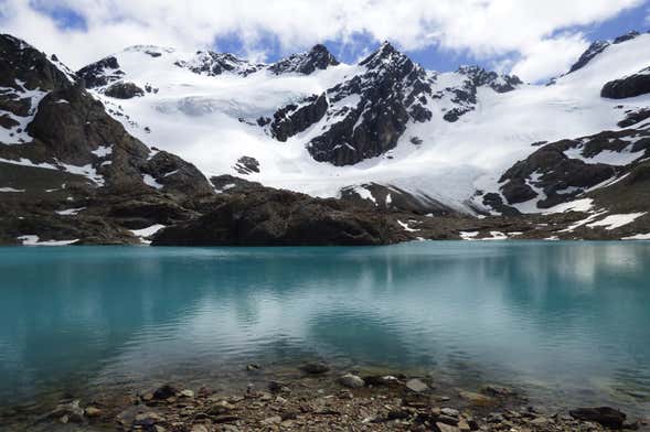 Trekking por el glaciar Vinciguerra