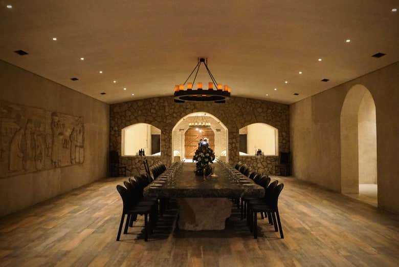 One of the rooms in the BordeRío winery