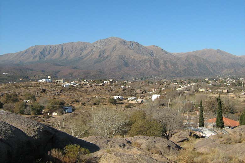Uritorco Mountain, seen from El Zapato