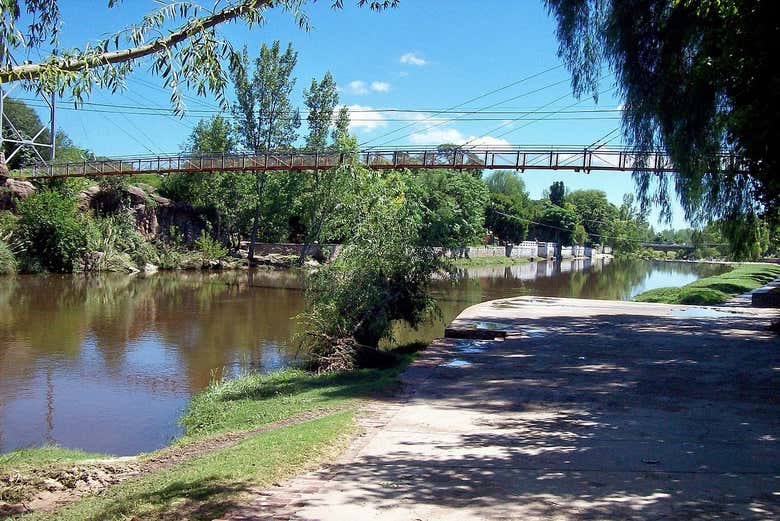 Banks of the Mina Clavero River