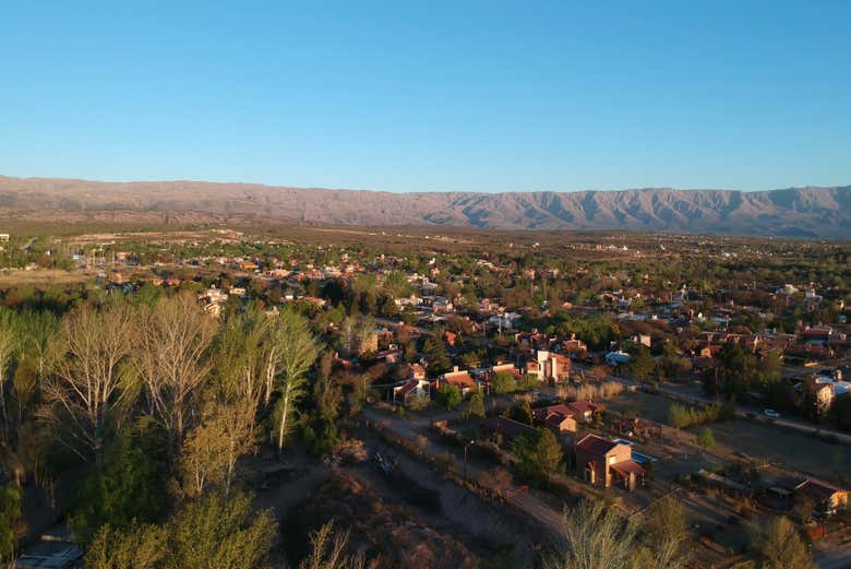 Panoramic view of Mina Clavero