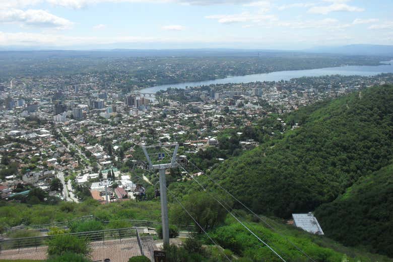 Vistas desde la aerosilla Carlos Paz