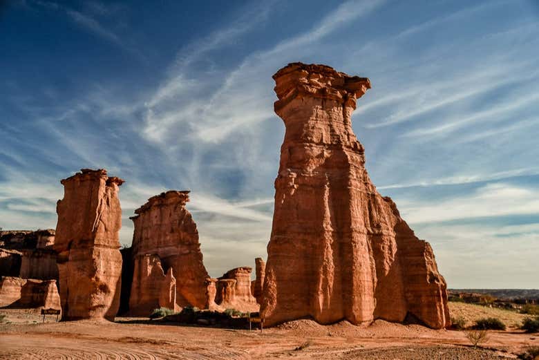 Formações rochosas de Talampaya
