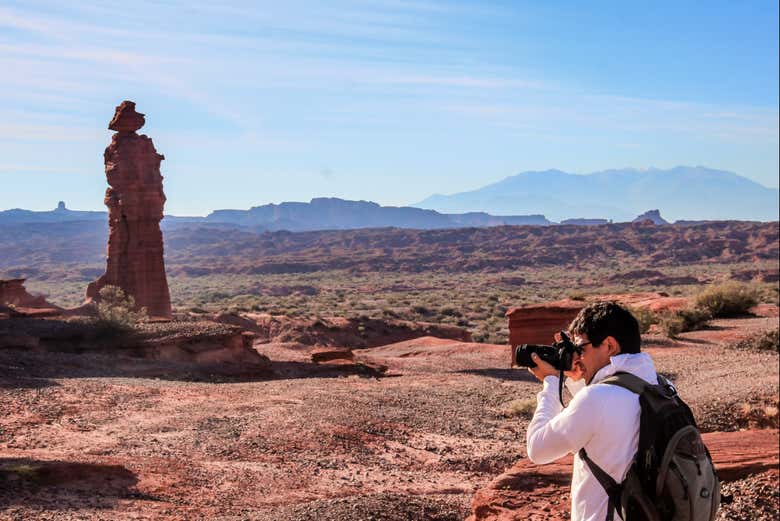 Fotografiando los paisajes de Talampaya