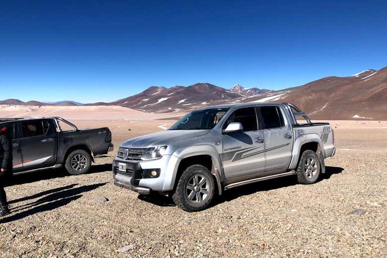 Percorreremos de 4x4 estas paisagens fascinantes