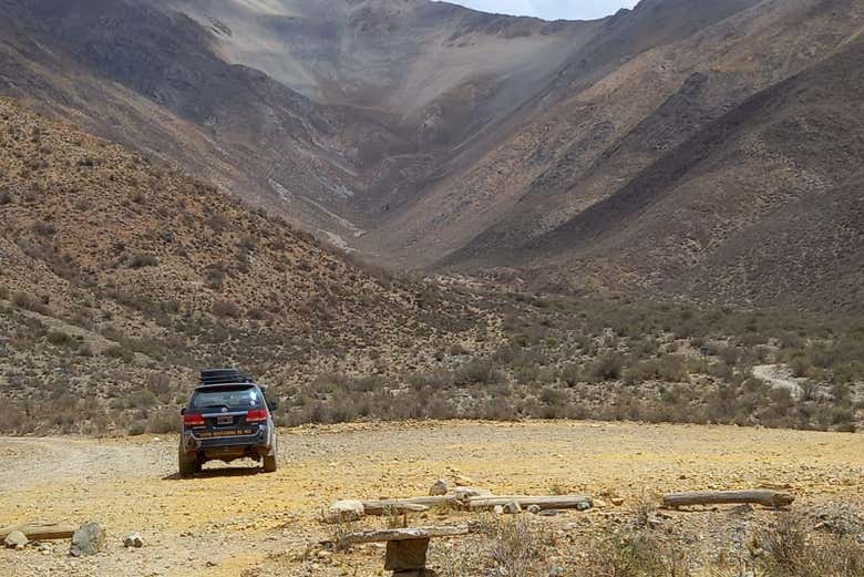 De 4x4 rumo à antiga Mina La Mexicana