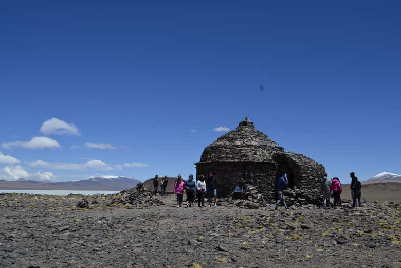 Refúgio de montanha na Laguna Brava