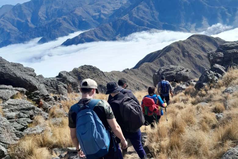 Iniciando el descenso
