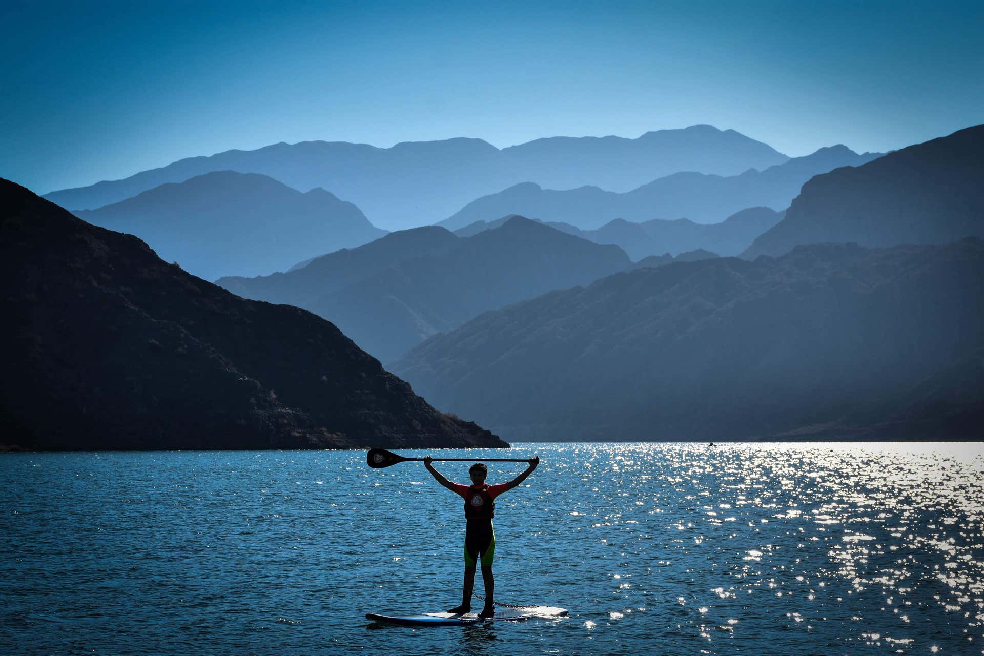 Curso de paddle surf em Dique Punta Negra