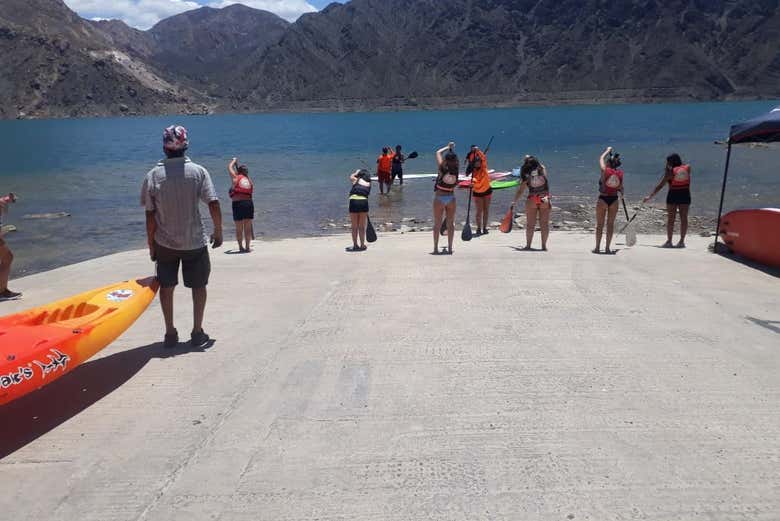 Aprendiendo a manejar las tablas de paddle surf