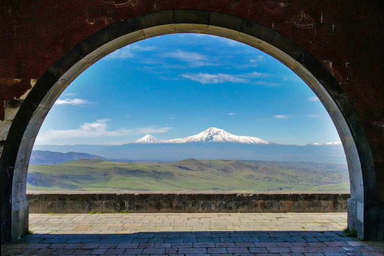 Get great views at the Charents Arch