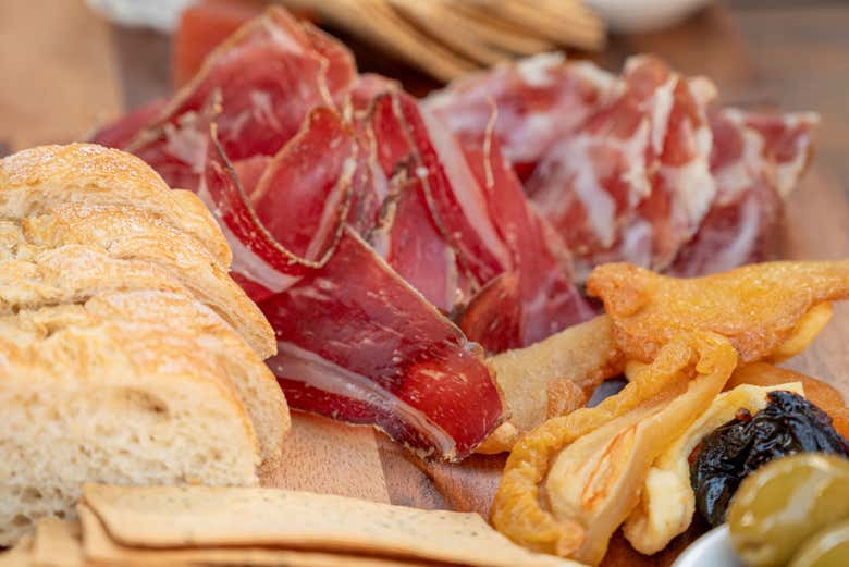 Aperitivos durante o tour de bicicleta em Adelaide