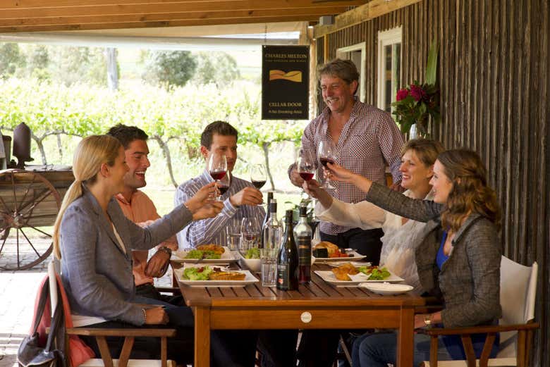 Comida en un restaurante de Barossa Valley