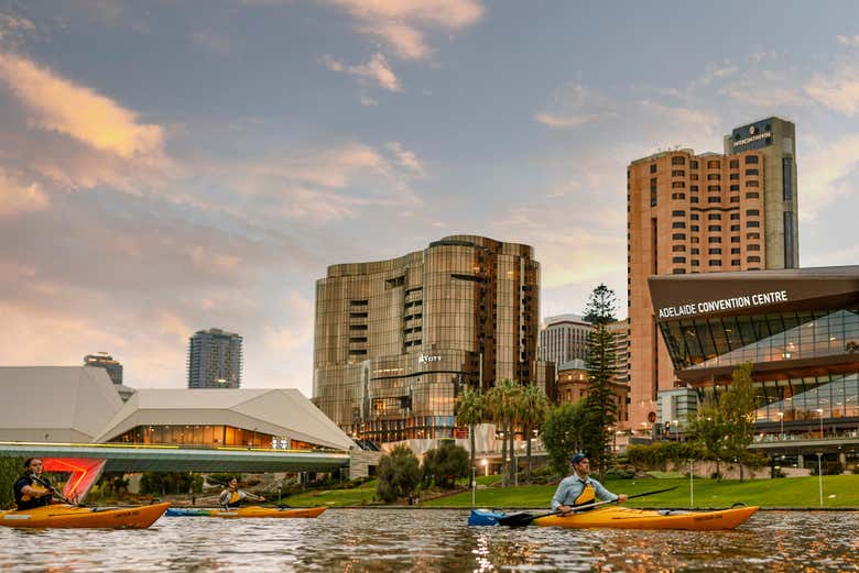 Tour de caiaque por Adelaide