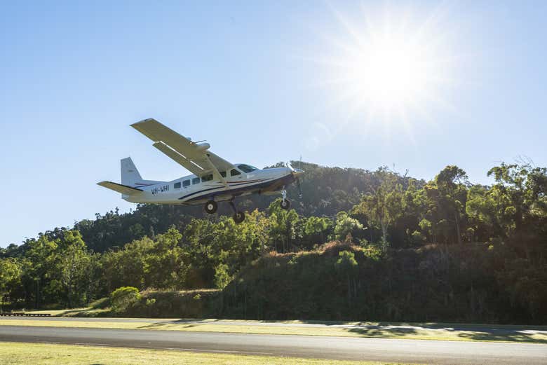 L'avion au décollage