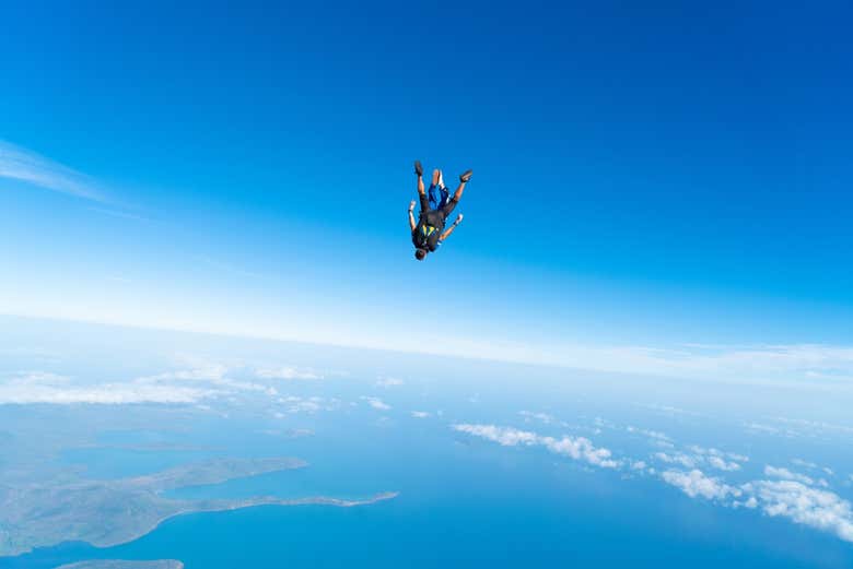 Saut en chute libre