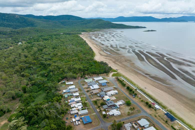 Vista aérea de Conway Beach