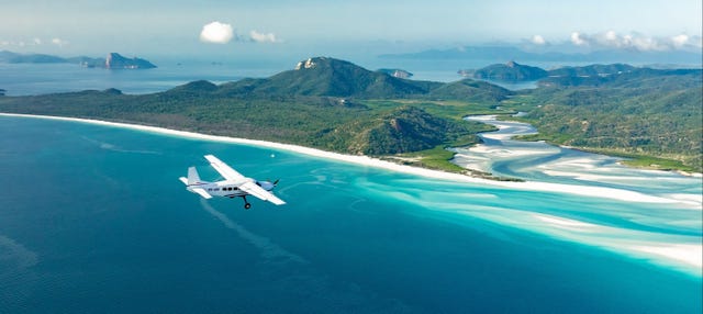 Paseo en avioneta por las Islas Whitsundays + Snorkel