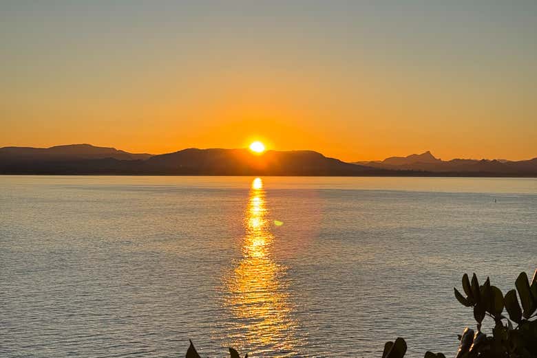 Il tramonto su Byron Bay