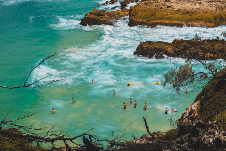 Una delle spiagge dell'isola