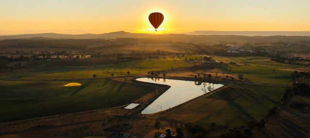 Passeio de balão por Brisbane ao amanhecer