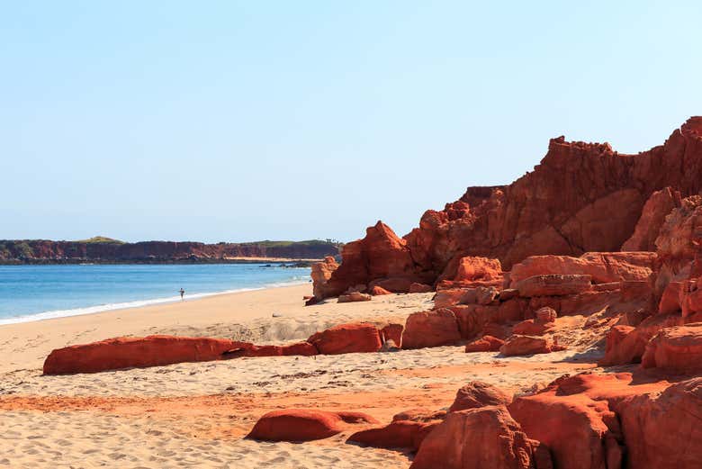Praia deserta de Kooljaman