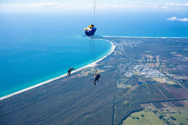 Aprendo il paracadute