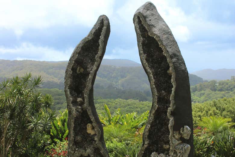 Geode em Crystal Castle & Shambhala Gardens
