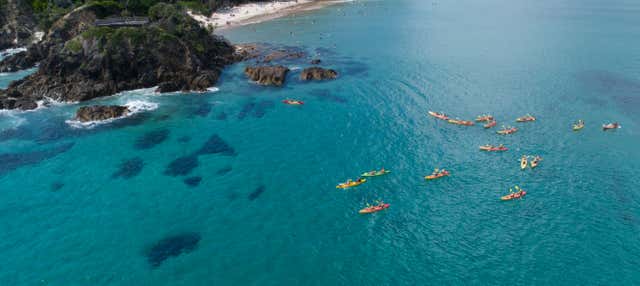 Tour de caiaque por Byron Bay