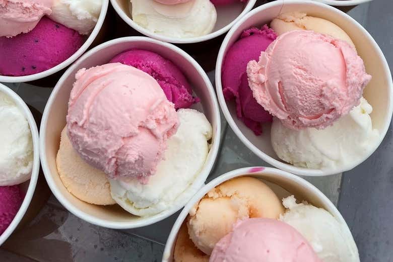 Glaces à Emerald Creek