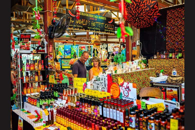 Tienda de recuerdos en Kuranda