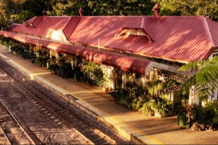 La estación de tren en Kuranda