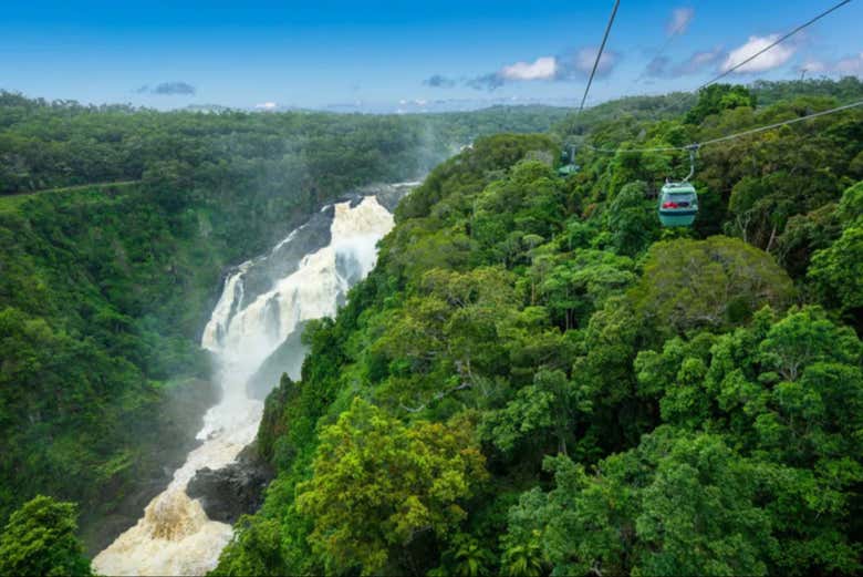 Los paisajes con los funiculares