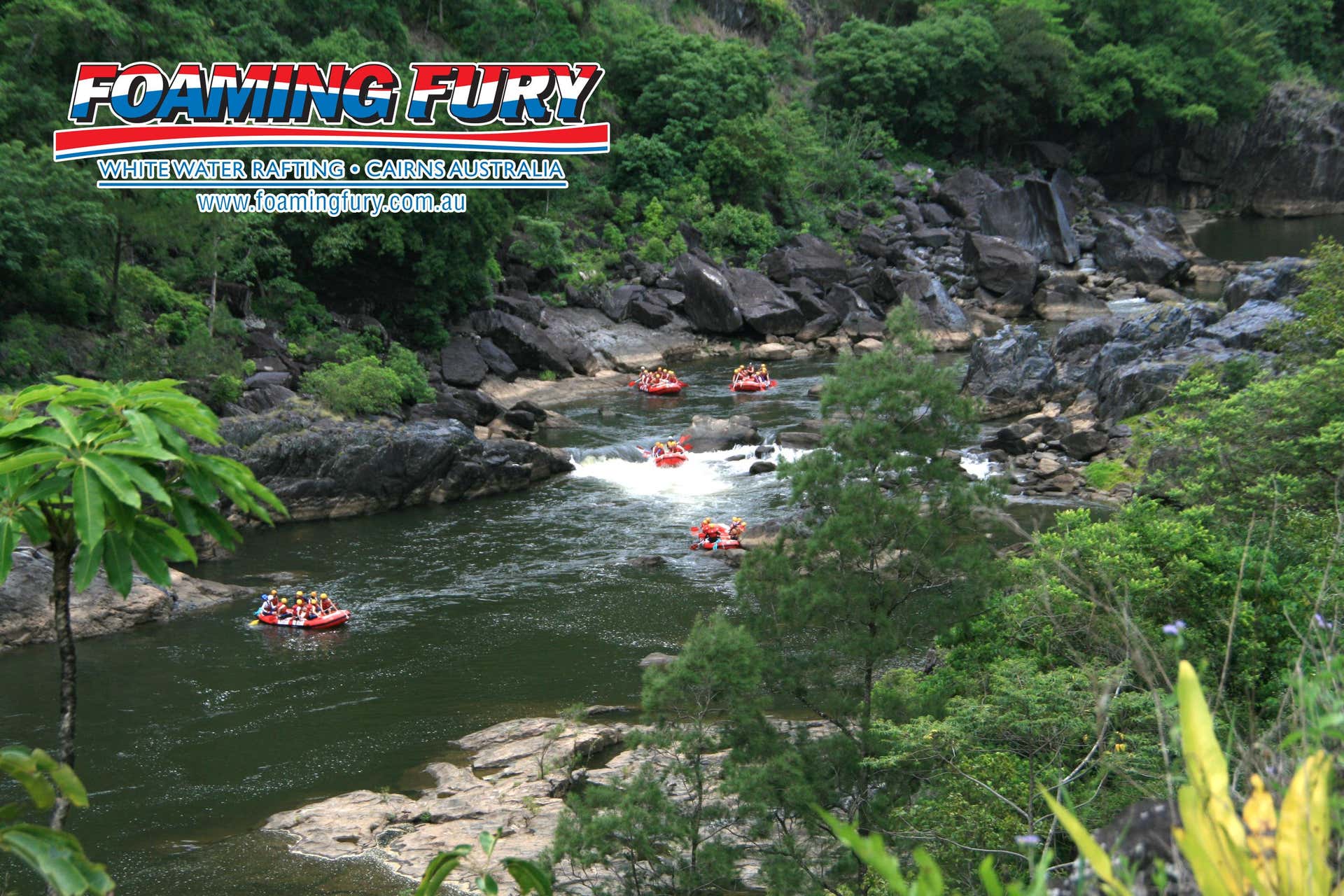 Rafting dans le Parc National des gorges de la Barron