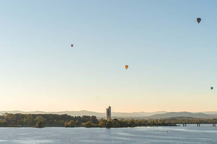 Vous pourrez observer le lac Burley Griffin