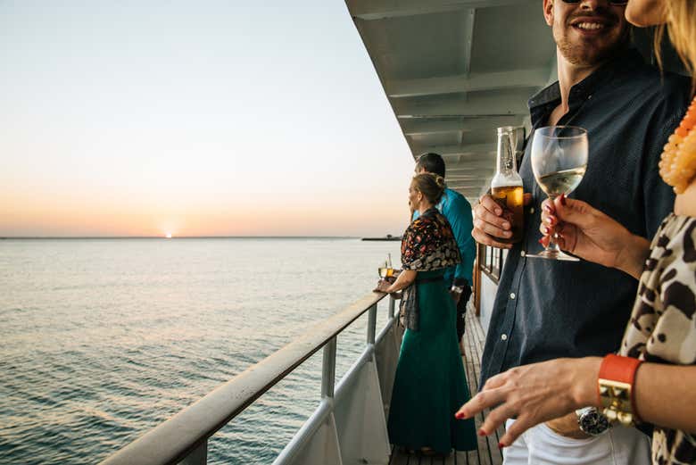 Contemplando la puesta de sol