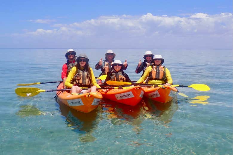 Momento foto sui kayak!